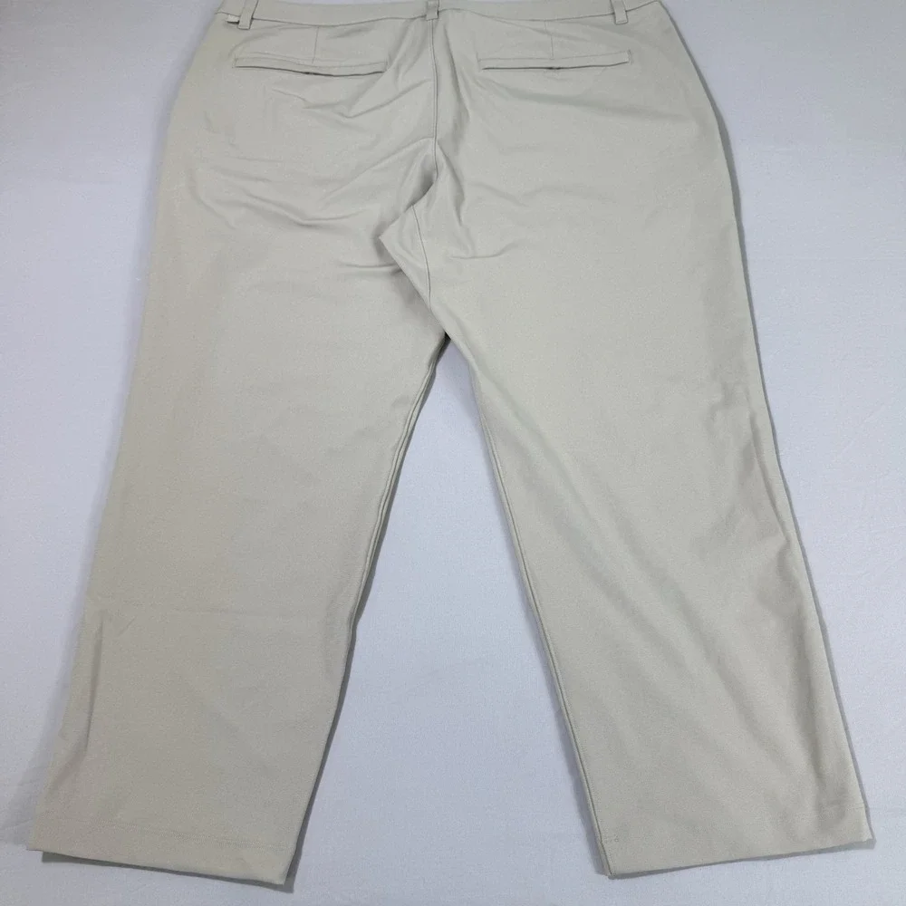 Lululemon‎ Commission Pants Mens 40x28 5 Pocket Chino Beige Performance Stretch